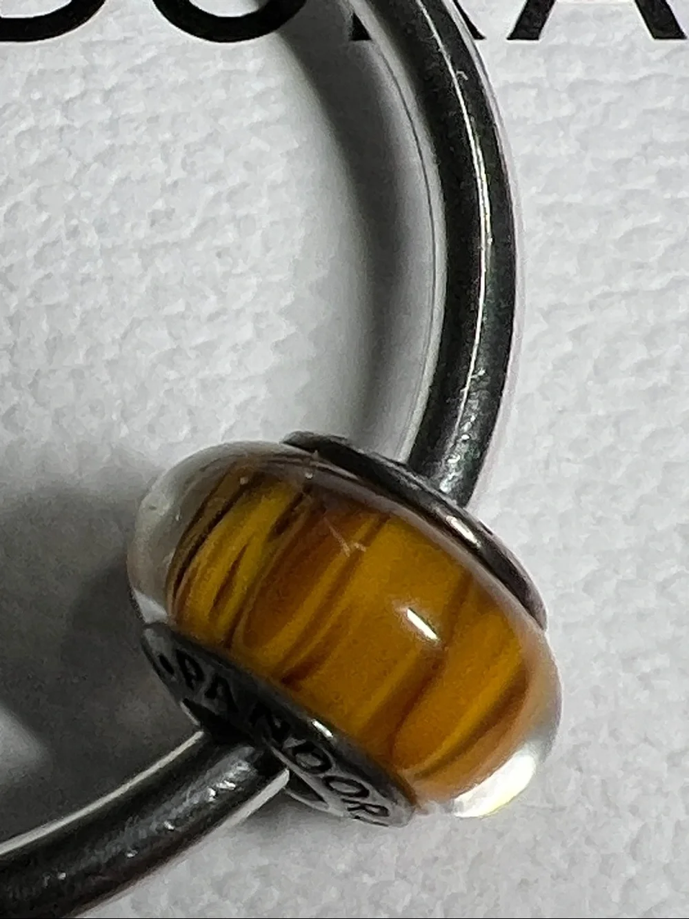 Pandora Bengal Tiger Murano Charm